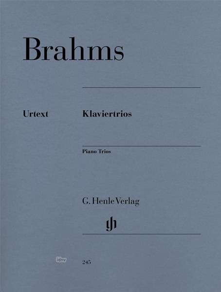 Klaviertrios.HN245 - J. Brahms - Livros - SCHOTT & CO - 9790201802459 - 6 de abril de 2018