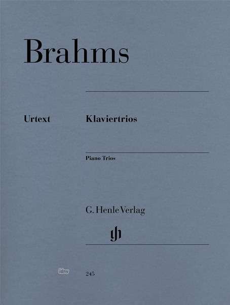 Cover for J. Brahms · Klaviertrios.HN245 (Book) (2018)