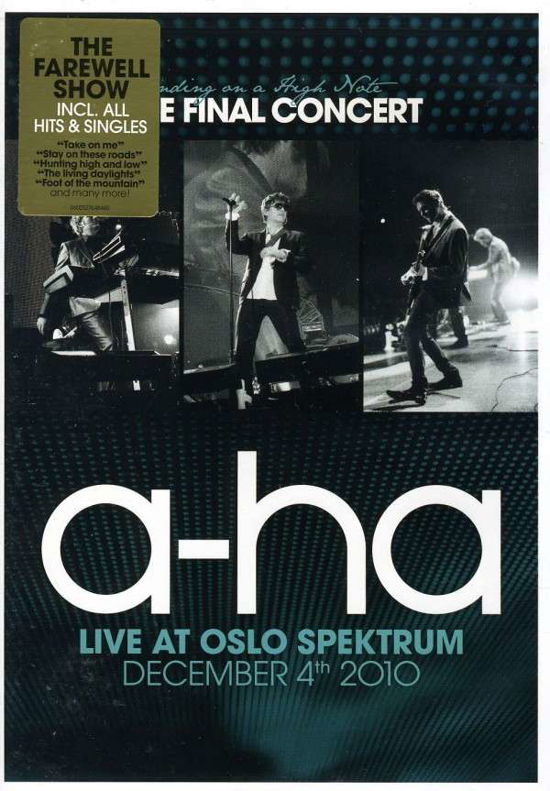 Cover for A-ha · Ending on a High Note: Final Concert (DVD) (2011)