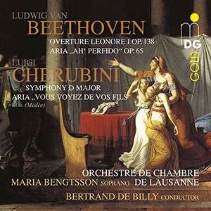 Cover for Bengtsson, Maria / Orchestre de chambre de Lausanne / de Billy, Bertrand · Overture Leonore I, Op. 138 / Ah perfido, Op. 65 / Symphony D major / Vous voyez de vos fils from Médée MDG Klassisk (SACD) (2014)