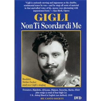 Cover for Beniamino Gigli · Non Si Scordar Di Me (DVD) (2005)