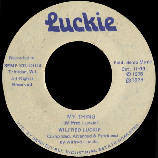 Cover for Wilfred Luckie · My Thing B/w Wait for Me (7&quot;) (2024)