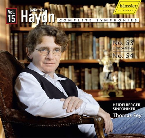 Cover for Haydn / Fey / Heidelberger Sinfoniker · Complete Symphonies - Symphonies 53 &amp; 54 V.15 (CD) (2011)