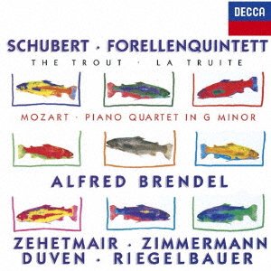 Cover for Franz Schubert · Piano Quintet: Brendel (p)zehetmair T.Zimmermann Duven +Mozart: Piano Quartet, 1 (CD) [Japan Import edition] (2021)