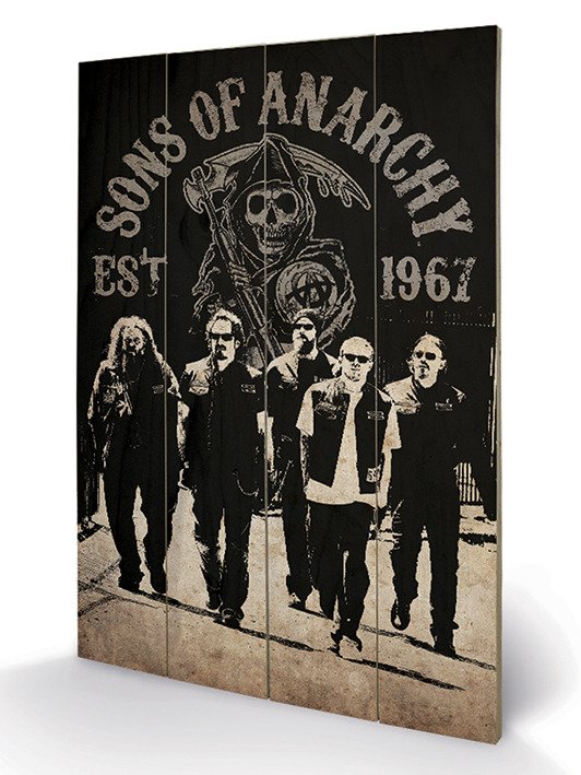 Cover for Wood Poster · SONS OF ANARCHY - Wood Print 40X59 - Reaper Crew (MERCH) (2019)