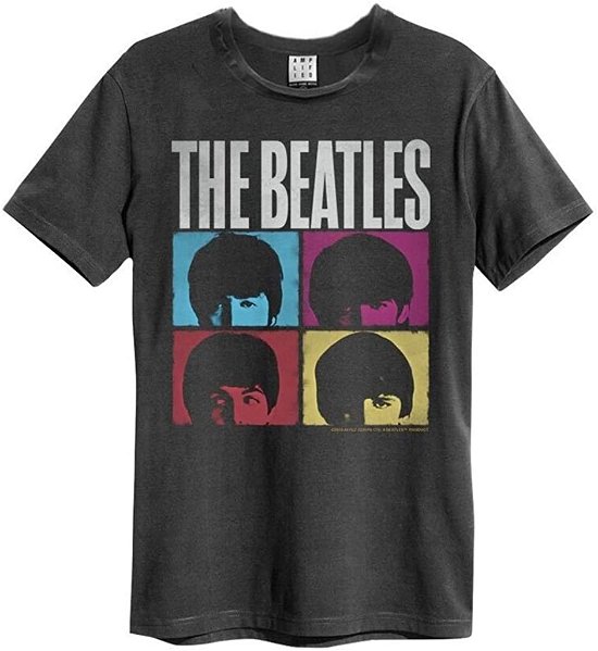 Cover for The Beatles · Beatles Hard Days Night Amplified Vintage Charcoal (T-shirt) [size M] (2020)