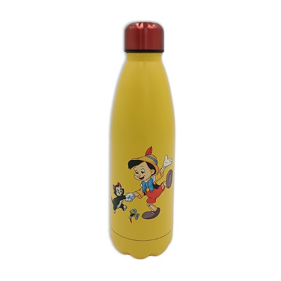 Disney Pinocchio Water Bottle Metal (500Ml) - Half Moon Bay - Produtos - GENERAL MERCHANDISE - 5055453490460 - 30 de novembro de 2023