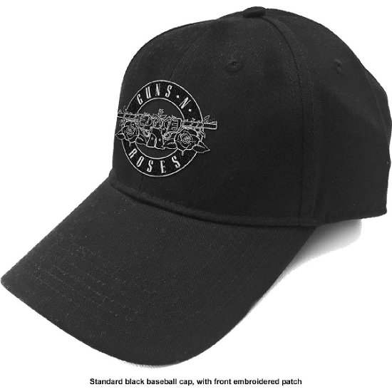 Guns N' Roses Unisex Baseball Cap: White Circle Logo - Guns N Roses - Merchandise - ROCK OFF - 5056170668460 - 