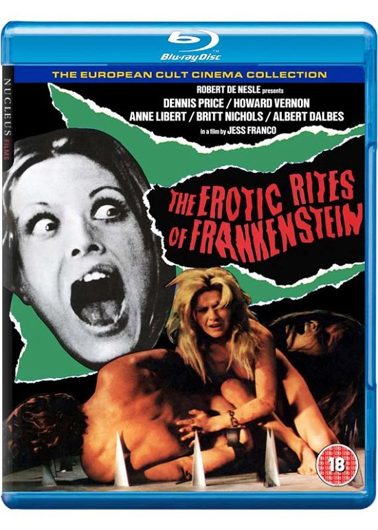 Cover for Erotic Rites of Frankenstein · The Erotic Rites Of Frankenstein (Blu-ray) (2018)