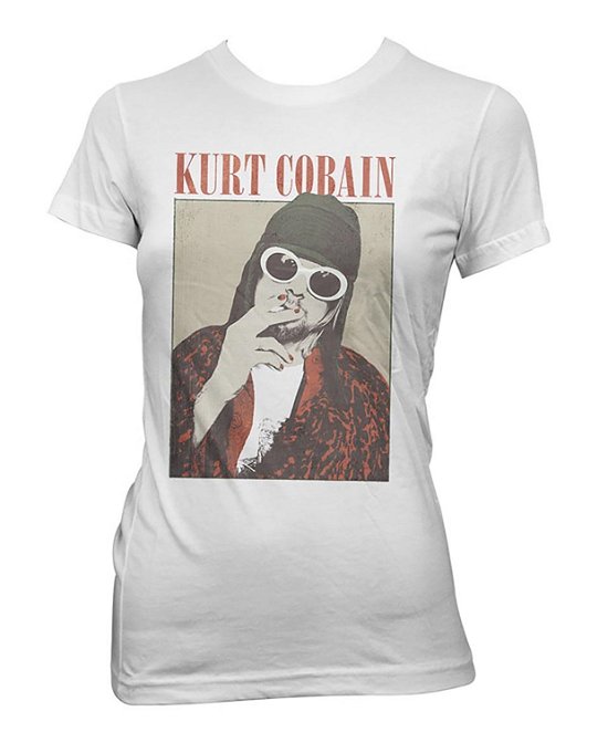 Cover for Kurt Cobain · Cigarette (Colour) (T-shirt) [size L] [White edition] (2016)