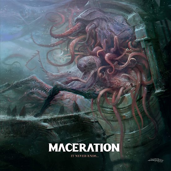 Cover for Maceration · It Never Ends  (Black) (LP) (2022)