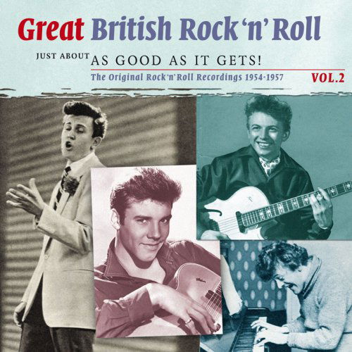 Cover for Various Artists Just About As Good · Great British Rock'n'roll 2 (CD) (2021)