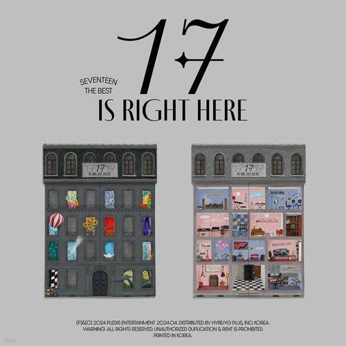 17 Is Right Here - Best Album - SEVENTEEN - Musiikki - PLEDIS ENT. - 8809985023460 - maanantai 6. toukokuuta 2024