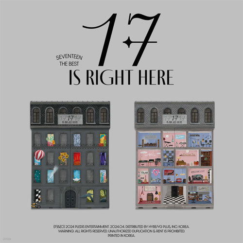 17 Is Right Here - Best Album - SEVENTEEN - Musiikki - PLEDIS ENT. - 8809985023460 - perjantai 10. toukokuuta 2024