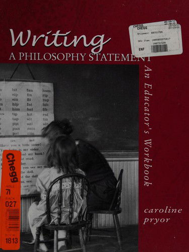 Cover for Caroline R. Pryor · Writing a Philosophy Statement (Paperback Book) (2004)