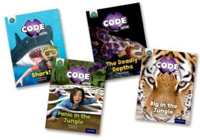 Cover for Janice Pimm · Project X CODE Extra: Green Book Band, Oxford Level 5: Jungle Trail and Shark Dive, Mixed Pack of 4 - Project X CODE ^IExtra^R (Paperback Book) (2016)