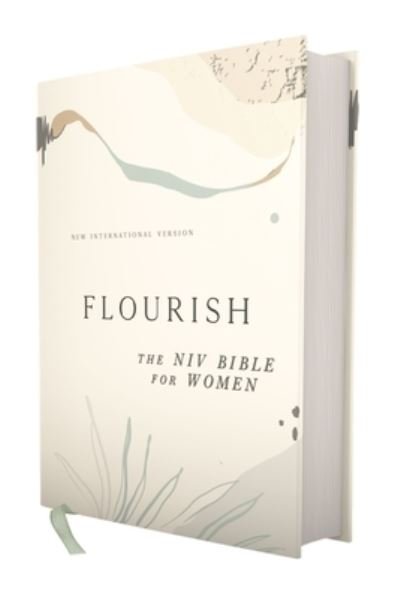 Cover for Zondervan Zondervan · Flourish: The NIV Bible for Women, Hardcover, Multi-color / Cream, Comfort Print (Innbunden bok) (2023)
