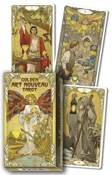 Golden Art Nouveau Tarot - Giulia F Massaglia - Bøger -  - 9780738763460 - 1. oktober 2019