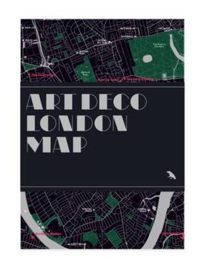 Cover for Henrietta Billings · Art Deco London Map (Kartor) (2019)
