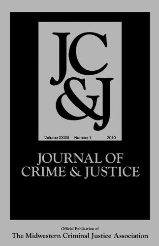 Cover for Unknown (Author) · Journal of Crime and Justice (Taschenbuch) (2010)