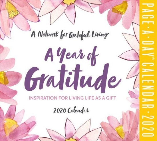 Cover for Workman Publishing · 2020 a Year of Gratitude Page-A-Day Calendar (Calendar) (2019)