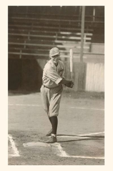 Cover for Found Image Press · Vintage Journal Vintage Batter at the Plate (Book) (2022)