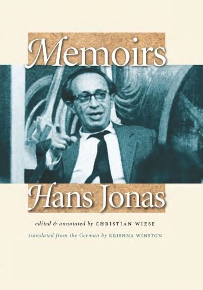 Cover for Hans Jonas · Memoirs – Hans Jonas (Paperback Book) (2021)