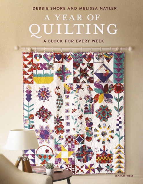 Cover for Debbie Shore · A Year of Quilting: A Block for Every Week (Taschenbuch) (2024)