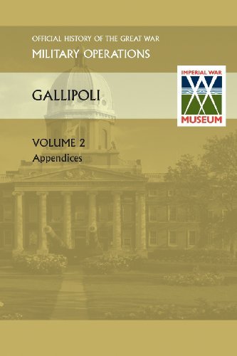 Cover for Anon · Gallipoli Vol II. Appendices. Official History of the Great War Other Theatres (Pocketbok) (2013)