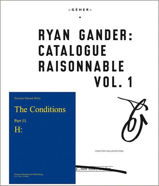 Cover for Chris Evans · Ryan Gander: Catalogue Raisonnable (Gebundenes Buch) (2011)
