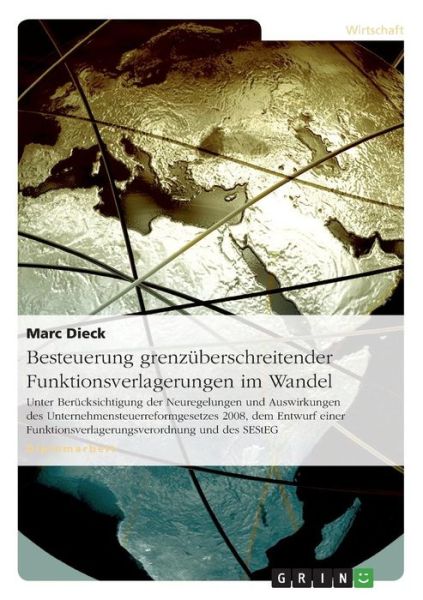 Cover for Dieck · Besteuerung grenzüberschreitender (Book) [German edition] (2008)
