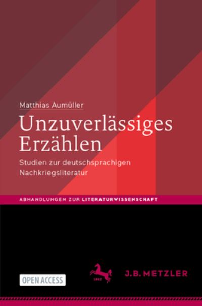 Cover for Matthias Aumüller · Unzuverlässiges Erzählen (Book) (2023)
