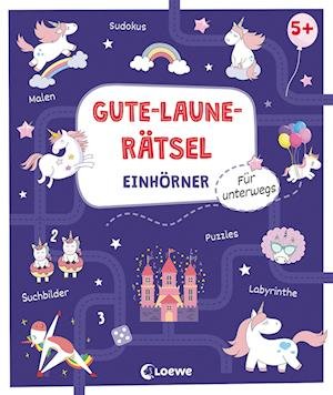 Einhörner - Gute-laune-rätsel Für Unterwegs - Bøger -  - 9783743214460 - 