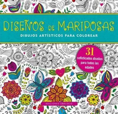 Cover for Peter Pauper Press · Diseno de Mariposas. Cuaderno Para Colorear (Paperback Book) (2016)