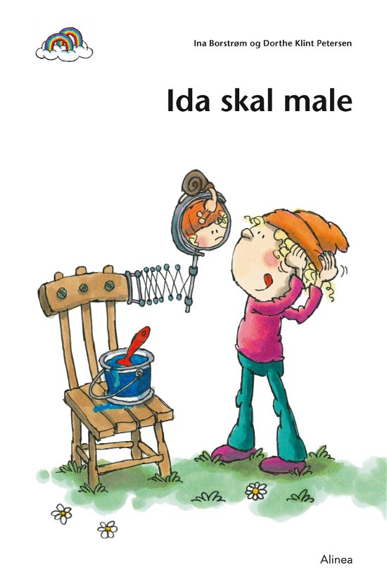 Cover for Ina Borstrøm; Dorthe Klint Petersen · Den første læsning: Den første læsning, 1. kl., Let fri læsning, Ida skal male (Sewn Spine Book) [1st edition] (2020)