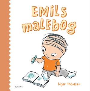 Cover for Inger Tobiasen · Emils malebog (Cardboard Book) [1th edição] (2021)