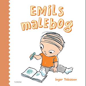 Cover for Inger Tobiasen · Emils malebog (Cardboard Book) [1st edition] (2021)