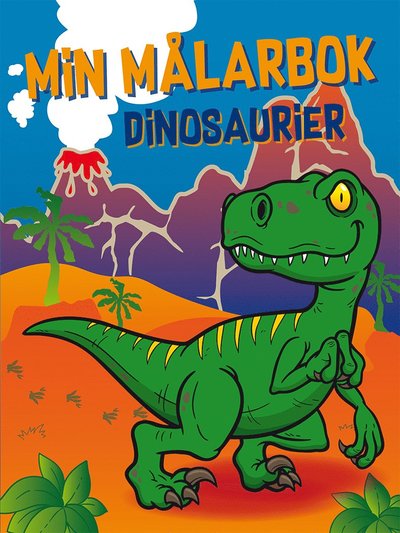 Cover for Min målarbok : dinosaurier (Book) (2020)