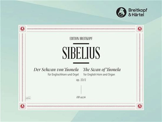 Cover for Sibelius · Der Schwan von Tuonela op. 22/ (Book)