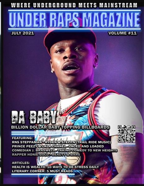 Cover for Klassic Jones · Under Raps Magazine Vol 11 Featuring DaBaby, RNS Steppaman, Prince Peezy &amp; Lala Chanel plus more: (DOUBLE COVER): Where the Underground Meets Mainstream (Paperback Book) (2021)