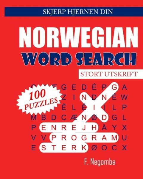 Cover for F Negomba · Norwegian Word Search (Paperback Bog) (2020)