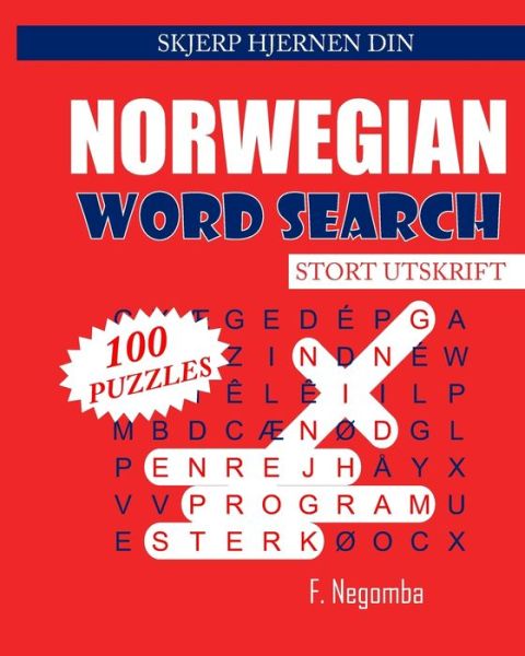 Cover for F Negomba · Norwegian Word Search (Paperback Book) (2020)