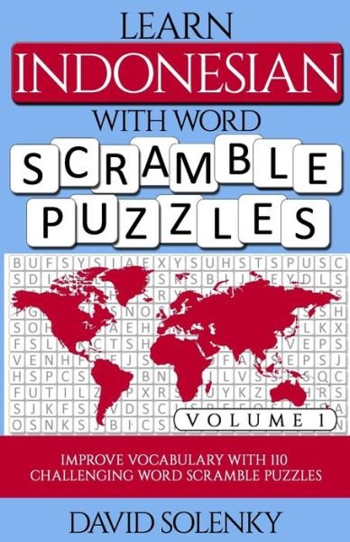 Cover for David Solenky · Learn Indonesian with Word Scramble Puzzles Volume 1 (Pocketbok) (2020)
