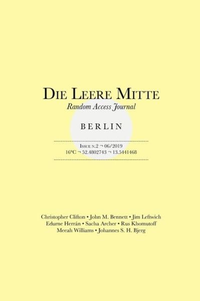 Cover for Various Authors · Die Leere Mitte: Issue 2 - 2019 (Pocketbok) (2019)