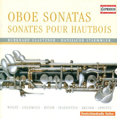 Cover for Skalkottas / Apostel / Glaetzner / Staemmler · Oboe Concertino / Oboe Sonata (CD) (2004)