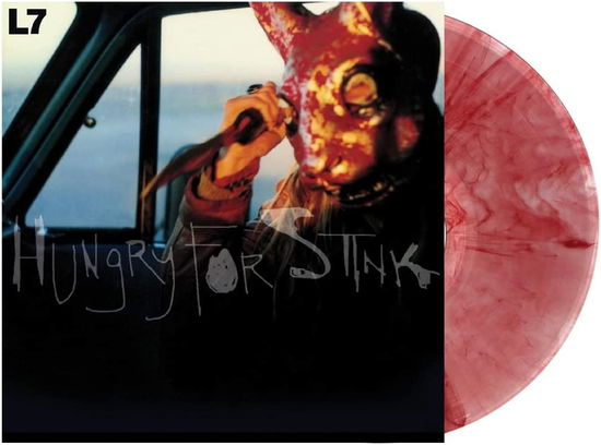 L7 · Hungry for Stink (Clear with Red Streaks "Bloodshot" Vinyl) (LP) (2022)