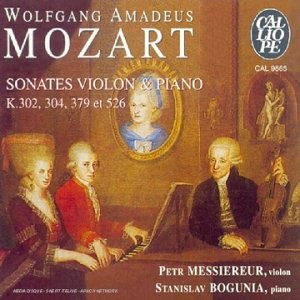 Cover for Wolfgang Amadeus Mozart · Sonates Violon &amp; Piano K302, 304, 379 &amp; 526 (CD)