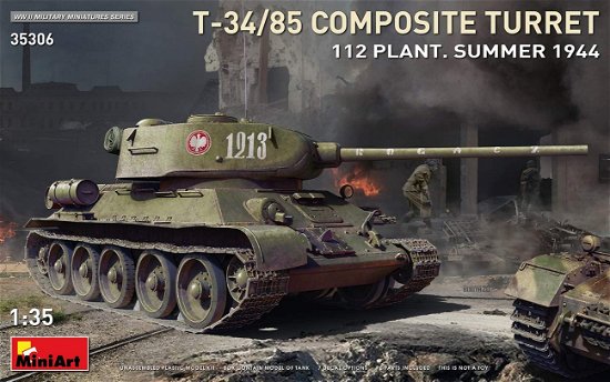 Cover for Miniart · 1/35 T-34/85 Composite Turret. 112 Plant. Summer 44 (Toys)