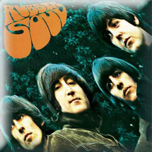 The Beatles Pin Badge: Rubber Soul Album - The Beatles - Produtos - Apple Corps - Accessories - 5055295303461 - 10 de dezembro de 2014