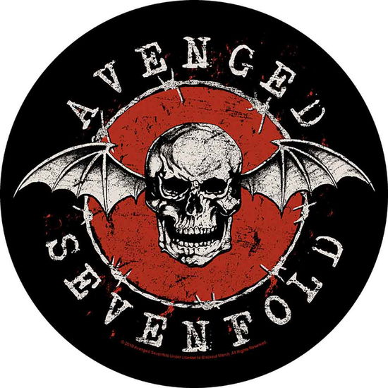 Cover for Avenged Sevenfold · Distressed Skull (Backpatch) (Patch) [Black edition] (2020)